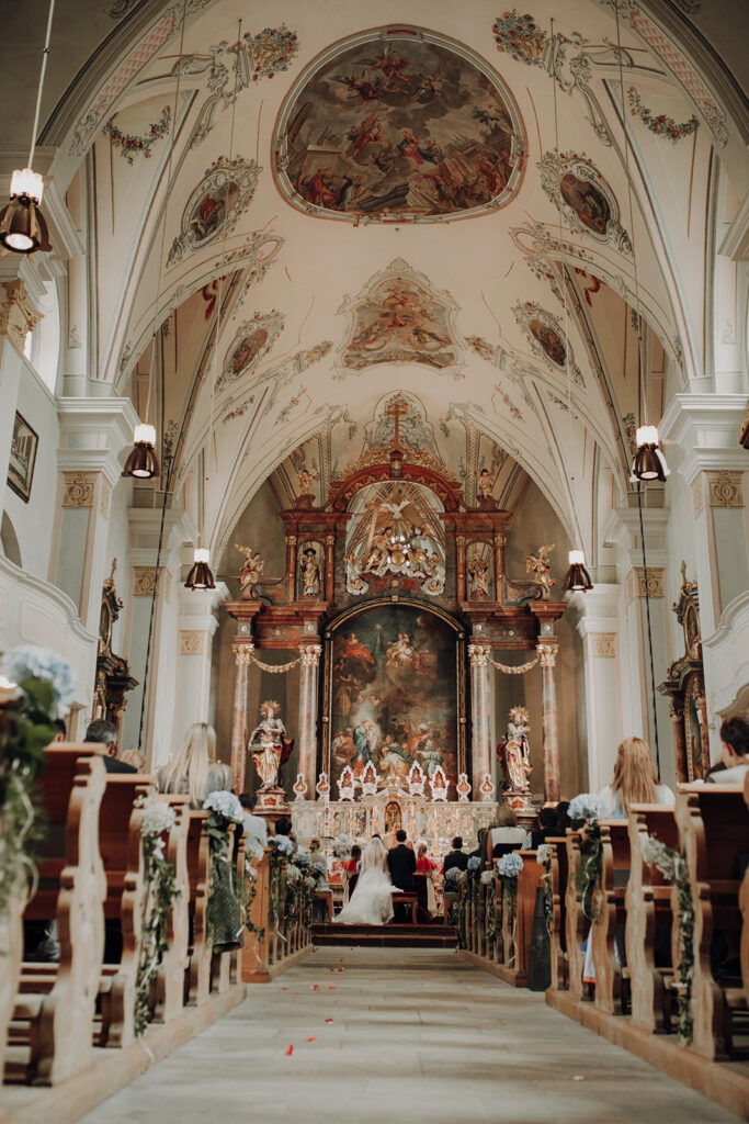 Hochzeit in Kirche